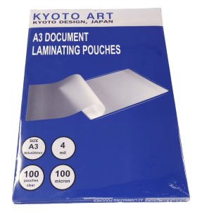 [Kyoto Art] Laminating Pouch A3/ A4 100 Micron**GLOSSY FINISH** (100 Sheets/Box) (SG Seller) **BEST PRICE**