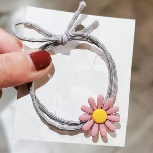 Korean Fashion Hair Accessories Daisy Hair Rope Hyuna Flower Hair Ring Girl Cute Head Rope Hair Rubber Band Ponytail Beauty Hair Tie Hair Accessories Headdress for Women
