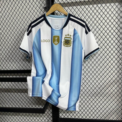 2026 Argentina Fans Edition Men's Home Short Sleeves Football Jersey T-Shirt