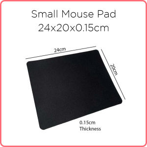 Anti-Slip Black Mouse Pad - Precision Tracking Control for Gaming & Work