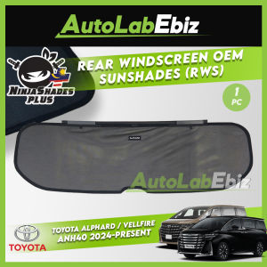 Toyota Alphard / Vellfire ANH40 2024 NinjaShades Plus Rear Windscreen OEM Sunshades (RWS)