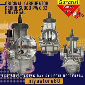Karburator Karbu Carburator Karbulator PWK 33 PWK33 SUDCO  Keihin Original Universal Sparepart Mesin Motor UNIVERSAL