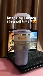 Hydro Series Glitter Tumbler Thermos 304 Stainless Steel Thermos Water Bottle Flask Built in Straw Double Lid