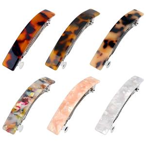 6 Pcs Hair Barrettes for Women Girls French Flat Hair Clips Accessories for Long Short Thick Hair Holiday Birthday Gifts Mom