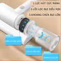 [ Cao Cấp] Máy hút bụi giường nệm diệt khuẩn UV, máy hút bụi cầm tay mini không dây, hút sạch bụi chăn, ga, gối, đệm, ghế sofa loại bỏ 99% vi khuẩn - Máy hút bụi gia đình, máy hút bụi lông chó mèo. 