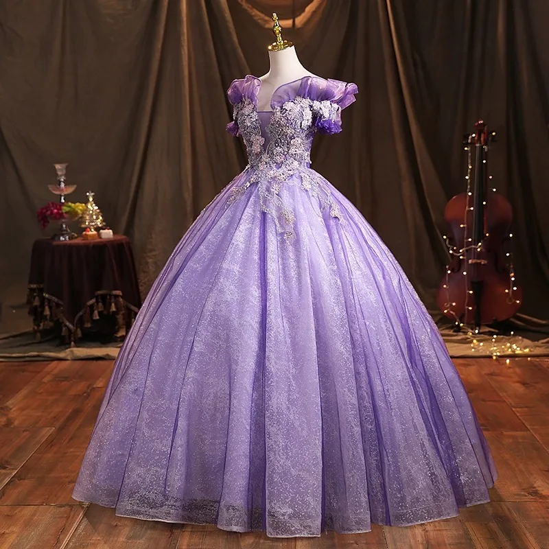 Debut' deep purple gown | Vinted