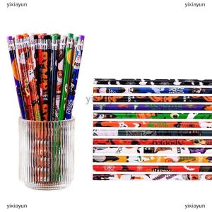 [COD] yixiayun 20pcs Halloween Pencils Random Design HB Pencil Cartoon Halloween Themed Stationery Students Gift