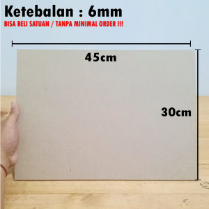 Papan Kayu MDF Polos Bahan Dekorasi Hiasan Dinding Rumah Ukuran 30X45 Tebal 6mm