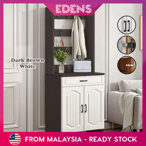 Edens Household Porch Large Capacity Shoe Cabinet Coat Rack Integrated Entrance Door Wall Shoe Rack - Fulfilled by Edens