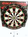 CHAMPION DIAMON WIRE Dart Board Set with Laminated Wooden Cabinet | Gamit ng Darts | Dart Accessories | Darts. 