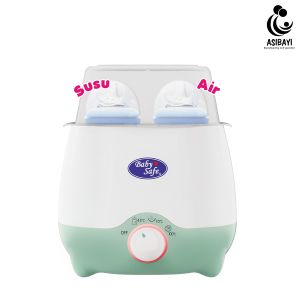 Baby Safe Twin Bottle Warmer Penghangat Susu ASI Dua Botol