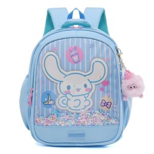 (SG Seller) Sanrio Kuromi Melody School Bag Kids Girls Kindergarten Backpack Waterproof Lightweight Student Schoolbag-WJ25