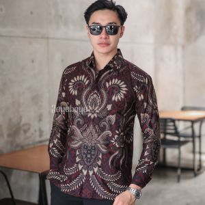 Jayabaya Batik Agnibrata Kemeja Katun Furing Lengan Panjang