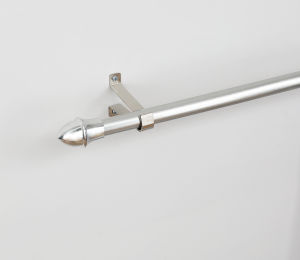 Curtain Rod GOLD SILVER Adjustable 70-120CM & 120-210CM Adjustable 13/16MM Makapal Curtain Rod Hook And Bracket