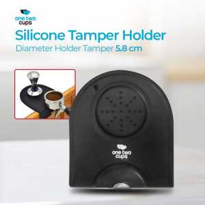 One Two Cups Silicone Holder Mat Tamper Kopi Espresso Barista - 0310