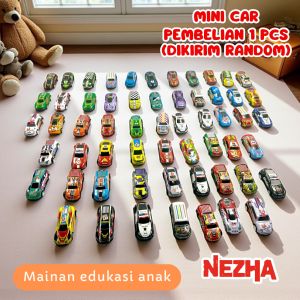Mobil Mini Mainan Anak Pullback Mix Colorfull Racing Car Besi Mini Cars Kids Toys