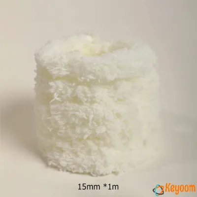 DIY ลวดไหมพรมขนหยิก ไหมพรมขนสัตว์ แบบหนาพิเศษ ทำของเล่น ทำพวงกุญแจ wool stick