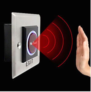 Nút Exit cảm ứng không chạm (hình vuông)