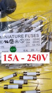 Cầu chì sứ chân cắm 15A - 20A (6x30mm chuẩn RoHS)