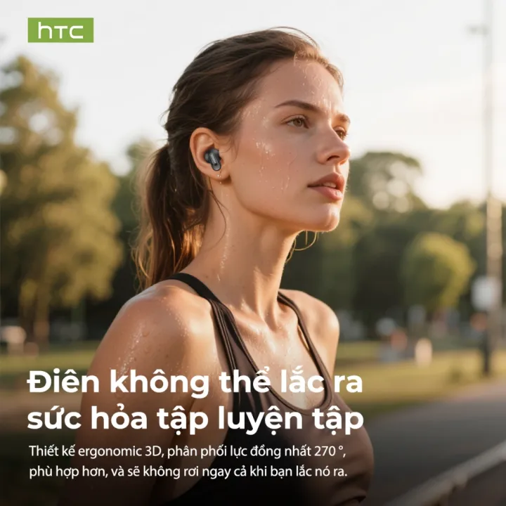HTC ne79 ai dịch Tai nghe Bluetooth 6.0 Tai nghe không dây thời gian thực ai dịch 72h pin cuộc sống enc Microphone IPX5 nhẹ chống nước. | BigBuy360 - bigbuy360.vn
