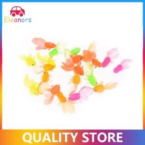 [Eleanor] 20pcs Plastic Simulation Small fish Soft Rubber Fish Kids Toy