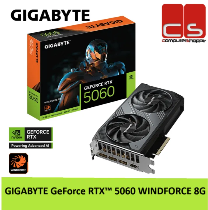 GIGABYTE GeForce RTX 5060 WINDFORCE 8G GDDR7