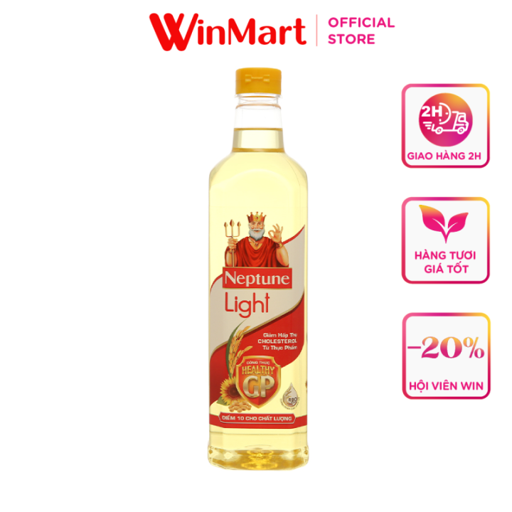 [Siêu thị WinMart] - Dầu ăn thượng hạng Neptune Light chai 1L
