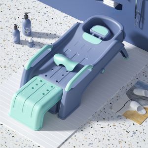 【Ewyn】เก้าอี้สระผม เตียงสระผม ใช้ได้ทั้งเด็กและผ้ใหญ่ ฟรี ท่อน้ำ รับน้ำหนักได้ 150กก. ขนาดใหญ่พิเศษ มีอ่างรองรับนำ้