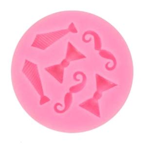 Bowtie ria mép khuôn silicon dụng cụ làm bánh khuôn trang trí bánh rải Kẹo mềm để làm sô cô la kẹo xà phòng