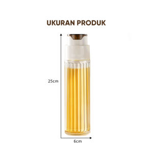 Angola Botol Minyak Kaca Tutup Otomatis E15 Wadah Penyimpanan Minyak/Kecap/Bumbu