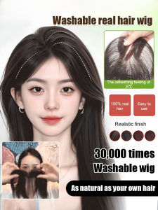 Fake Bangs High Crown Hair Piece For Women Natural Look Real Hair/Seamless Styling/Quick Wear/Lightweight Volume