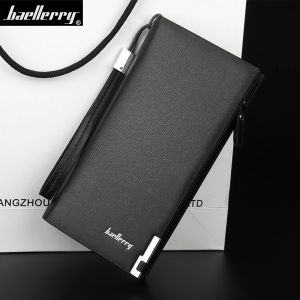 Dompet Pria Dompet Kulit Dompet Lipat Cowok Baellerry Dompet Panjang Laki laki Dompet Kartu Kulit Sintetis Import