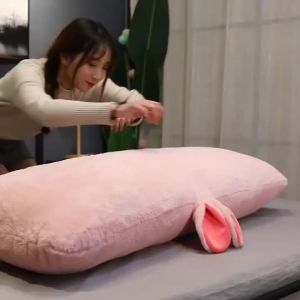 Boleh Dibuka dan Dibasuh Asrama Pelajar Bantal Tunggal Bantal Bantal Batang Panjang Atas Katil Tidur Bantal Bantal Sandaran Bantal Sisi Katil untuk Dua Orang