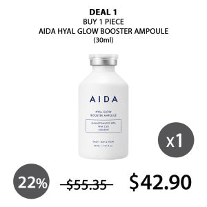 (AIDA OFFICIAL STORE) Hyal Glow Booster Ampoule 30ml - COCOMO