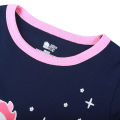 Pajamas for Kids Girl Unicorn Clothes Stars Pink Cute Cartoon Clothes Baby Glow in the Dark Long Sleeves Sleepwear Set 2-10 Years. 