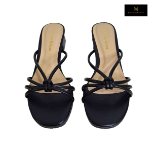 Nicholas Edison Heel Yafa Sandal Block Heels Slip on Terbaru
