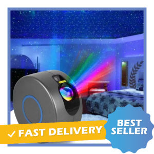 Lampu Tidur Proyektor Cahaya Galaxy Bintang Resolusi Tinggi Remote Control Pengaturan Kecerahan & Kecepatan VooVoo - 7RHAE1BK