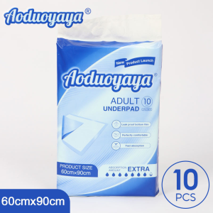 【Blissss】แผ่นรองซับ 10ชิ้น 60*90ซม ไม่รั่วซึม ดูดซึมได้รวดเร็ว ใช้รองกันเปื้อนสำหรับผู้ใหญ่/เด็ก