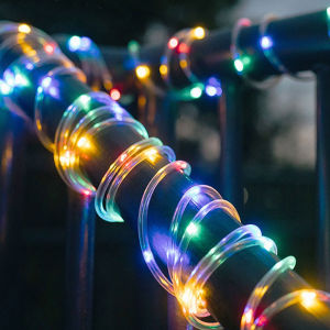 JeeYee Solar String Lights 7/12/22m Solar String Light Outdoordecorative IP65 Waterproof Light Strings Led Outdoor Lights Garden Courtyard Wedding Festival Party Led Lights
