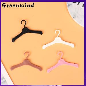 【Greenwind】 10pcs ไม้แขวนเสื้อน่ารักมินิตู้เสื้อผ้าน่ารักเสื้อผ้าเสื้อผ้าพลาสติกอุปกรณ์เสริม