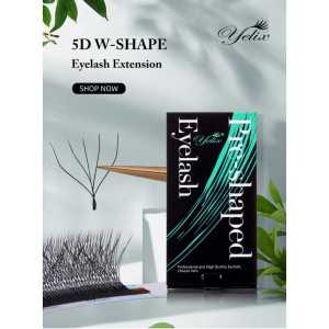 YELIX RUSSIAN EYELASH EXTENSION VOLUME 5D-W PRE-SHAPED AUTO FAN EYELASH EXTENSION RUSSIAN VOLUME