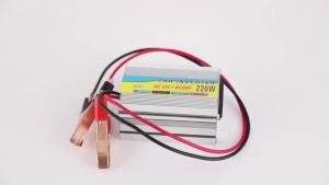 Power Inverter DC 12V to AC 220V Fully automatic solar current conversion Modified Sine Wave Inverter High Frequency 220W with 2.4A Dual USB Port
