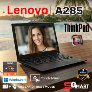 Lenovo ThinkPad A285 12.5” Business Laptop with AMD Ryzen™ PRO | Lightweight & Secure Design