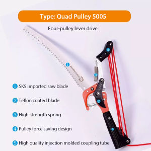 【Stock In SG】Tree Pruning Cutter Germany SK5 High Branch Telescopic Rod Telescopic Cutter Telescopic Tree Pruner 3m High Altitude  High Altitude Saw Garden Tools Fruit Tree Pruning