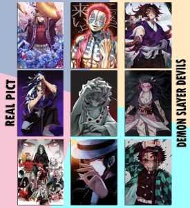 POSTER ANIME DEMON SLAYER / HIASAN DINDING TREND ANIME AESTHETIC / + FREE STICKER / FREE CUSTOM / KUALITAS REAL PICT