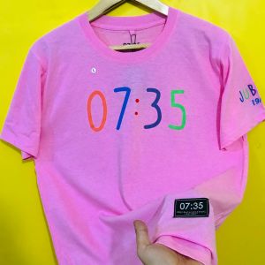 T Shirt Pink Smitty 07:35 Glow In The Dark (GITD) Oversize distro SM01TY03