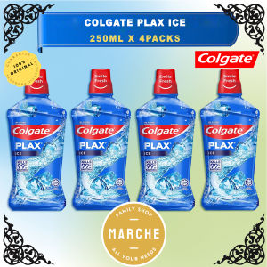 4X COLGATE Plax Ice Mouthwash 250ml #Marche Family Shop#