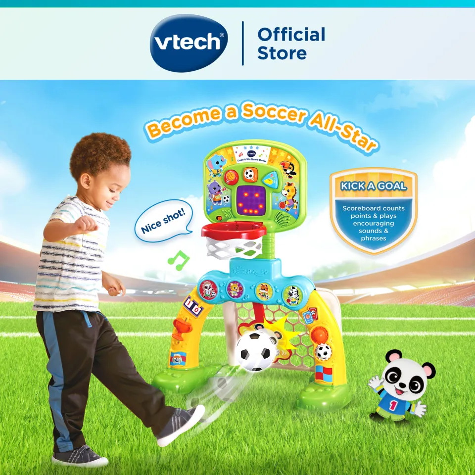 Vtech Count Vtech Soccer Goal And Basketball VTech Smart Shots