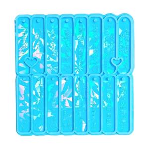 DIY Silicone Mold Holographical Earrings Pendants Moulds Rectangular Mould DIY Rectangle Ear Tools for Girl