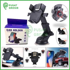 Car Phone Holder Mobil HD19 HD-19 stand handphone dudukan hape Alat penyangga hp dashboard